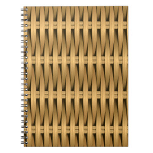 Caderno Espiral Vime natural da cana