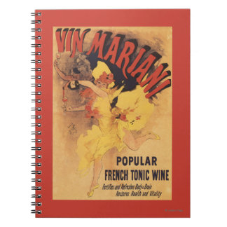 Caderno Espiral Vin Mariani Dancing Girl Vindo Vinho