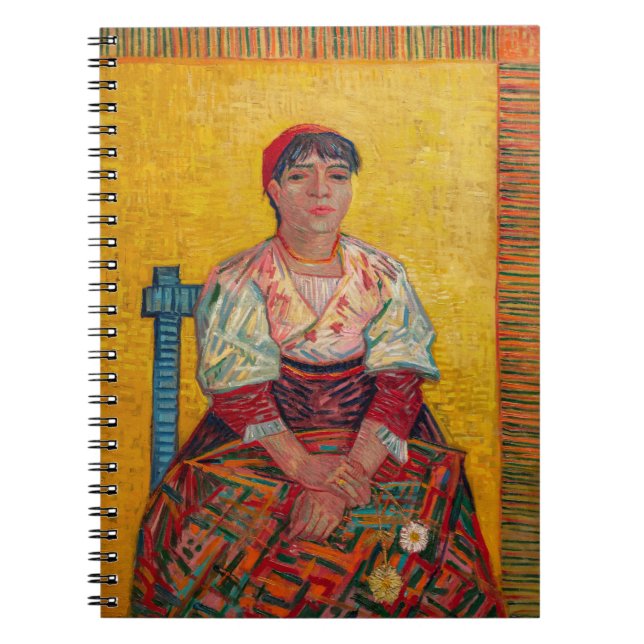 Caderno Espiral Vincent Van Gogh - A Mulher Italiana (Frente)