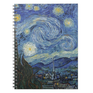 Caderno Espiral Vincent van Gogh  A Noite Estelar, junho de 1889