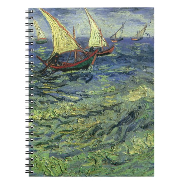 Caderno Espiral Vincent van Gogh - A paisagem nas Saintes Maries (Frente)