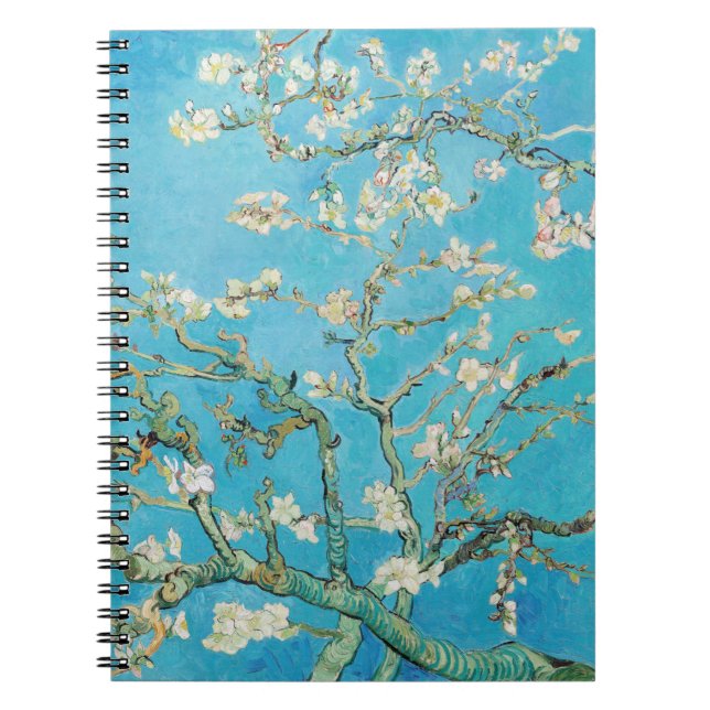 Caderno Espiral Vincent van Gogh - Almond Blossom (Frente)
