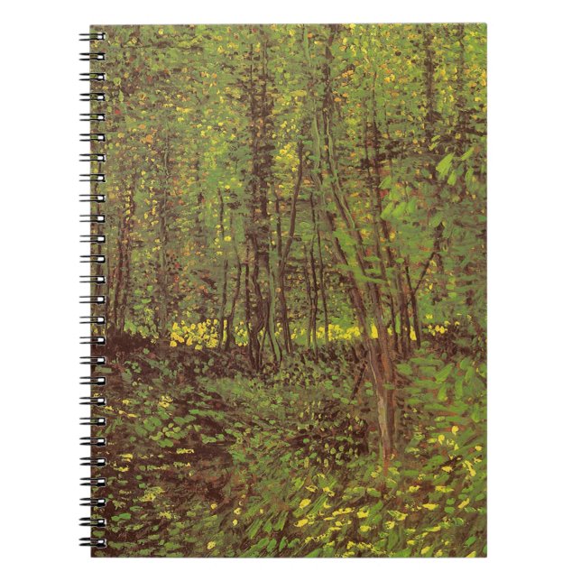 Caderno Espiral Vincent van Gogh - Árvores e Sub-bosque (Frente)