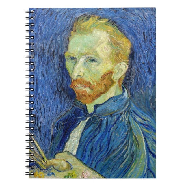 Caderno Espiral Vincent van Gogh - Autorretrato com Paleta (Frente)