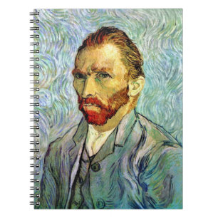 Caderno Espiral Vincent Van Gogh - Autorretrato Verde Arte Fino
