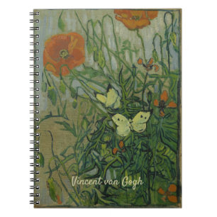 Caderno Espiral Vincent van Gogh - Borboletas e papagaios