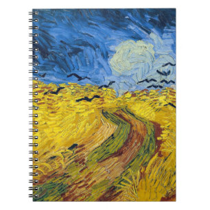Caderno Espiral Vincent van Gogh - Campo de Trigo com Corvos