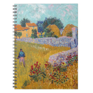 Caderno Espiral Vincent van Gogh - Casa de Fazenda em Provença