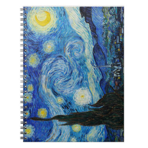 Caderno Espiral Vincent Van Gogh é a Noite Estrelada