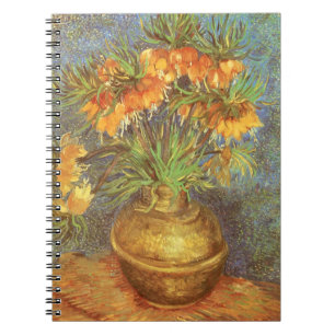 Caderno Espiral Vincent van Gogh - Fritilárias em um Vaso de Cobre