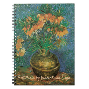 Caderno Espiral Vincent van Gogh - Fritillárias em um Vaso de Cobr