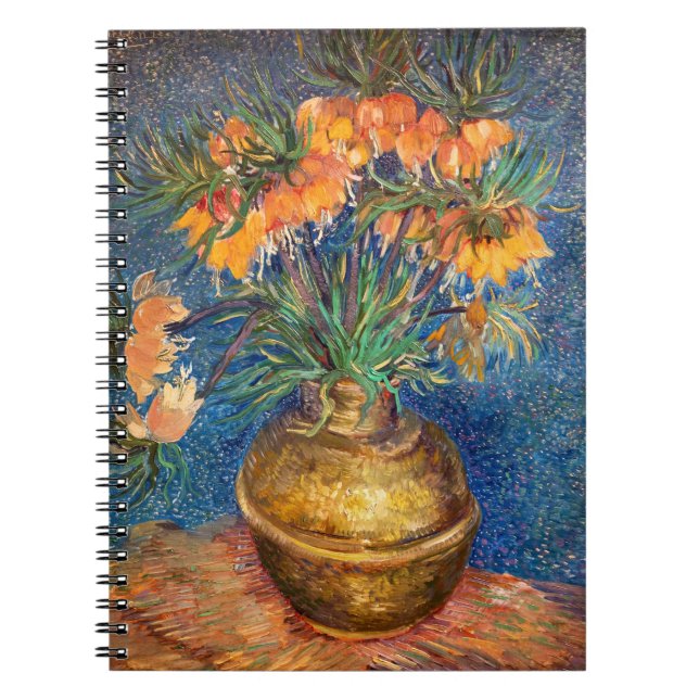 Caderno Espiral Vincent van Gogh - Fritillaries Imperiais (Frente)