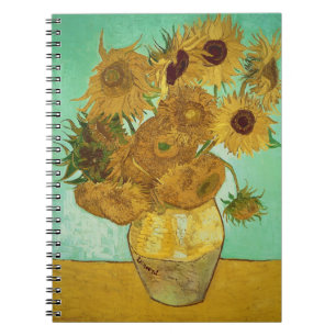 Caderno Espiral Vincent van Gogh Girassóis, 1888
