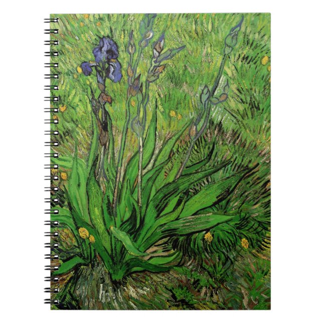 Caderno Espiral Vincent van Gogh - Iris (Frente)