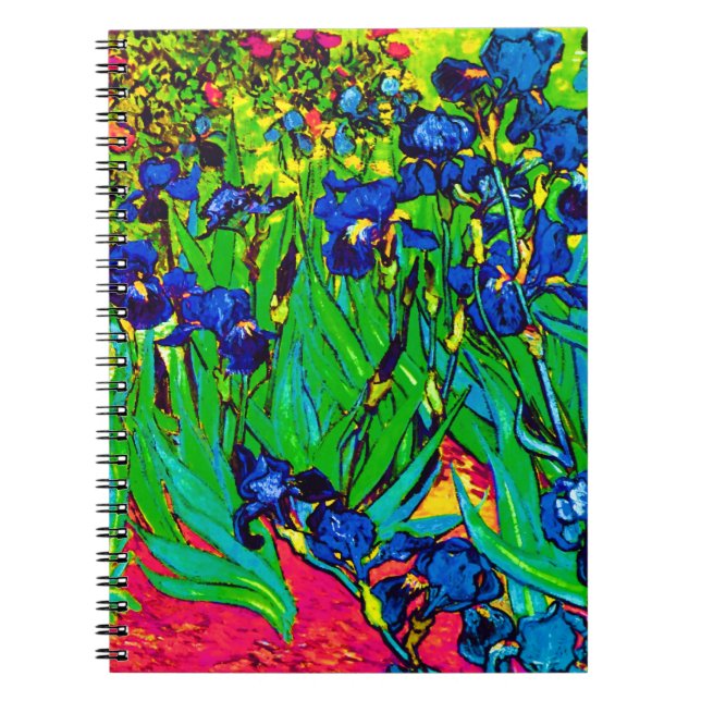 Caderno Espiral Vincent Van Gogh - Irrisos - Pop de Arte do Flower (Frente)