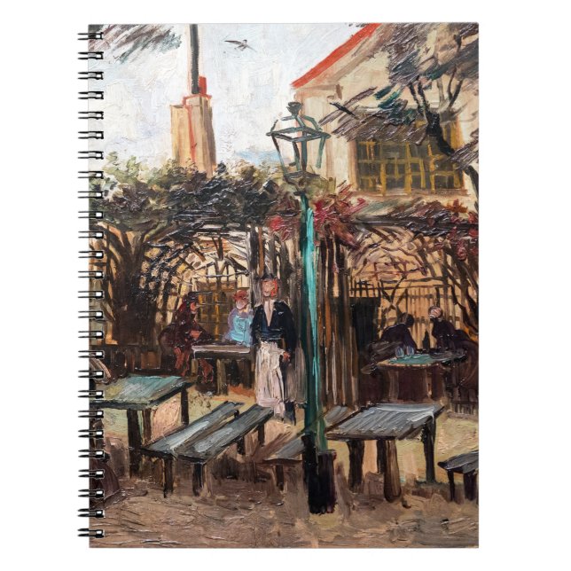 Caderno Espiral Vincent Van Gogh - La Guinguette em Montmartre (Frente)