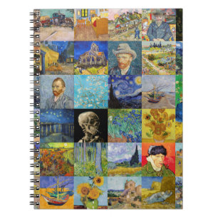 Caderno Espiral Vincent van Gogh - Masterworks Mosaic Patchwork