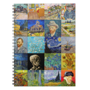 Caderno Espiral Vincent van Gogh - Masterworks Mosaic Patchwork