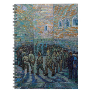 Caderno Espiral Vincent van Gogh - O Pátio da Prisão