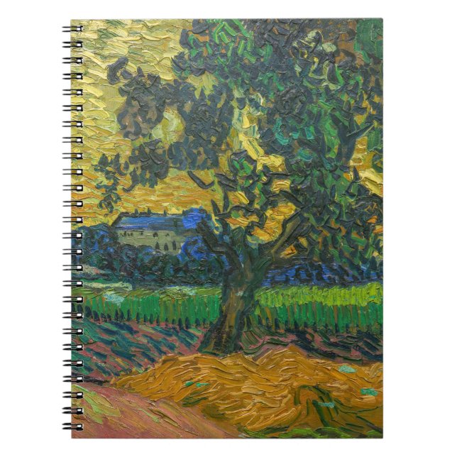 Caderno Espiral Vincent van Gogh - Paisagem em Twilight (Frente)