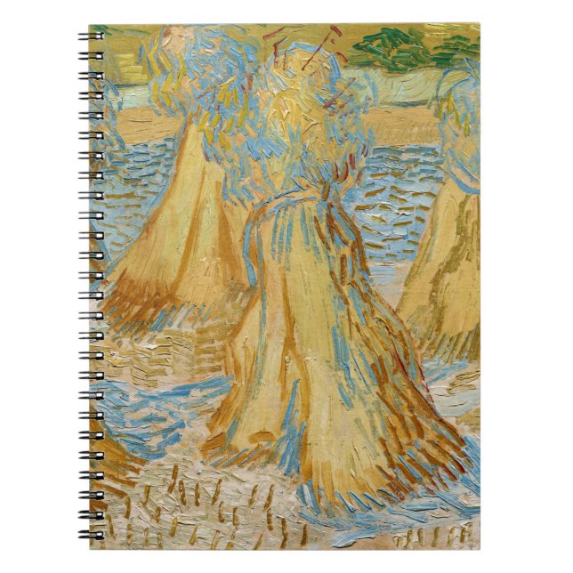 Caderno Espiral Vincent van Gogh - Pastas de trigo (Frente)