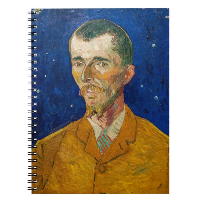 Caderno Espiral Vincent Van Gogh - Retrato de Eugene Boch, Arles (Frente)