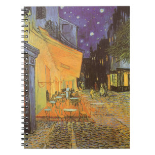 Caderno Espiral Vincent van Gogh - Terraço do Café à Noite
