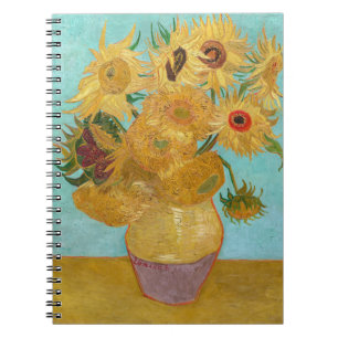 Caderno Espiral Vincent Van Gogh - Vase com Doze Girassóis
