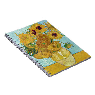 Caderno Espiral Vincent Willem van Gogh, "Sunflower"