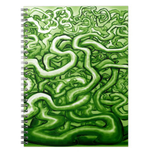 Caderno Espiral Vines GREEN