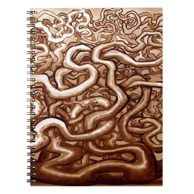 Caderno Espiral Vines of Brown (Frente)