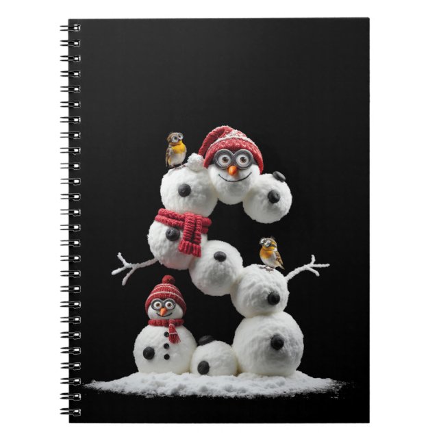 Caderno Espiral Vinheta-minão em forma de S (Frente)