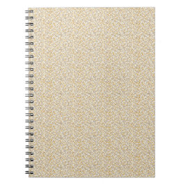 Caderno Espiral Vintage 1940 anos Mostarda Fruta e Folha