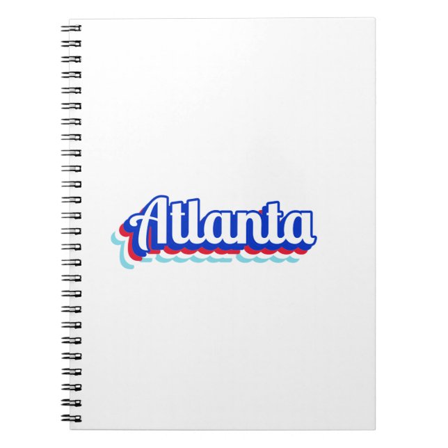 Caderno Espiral Vintage Atlanta (Frente)