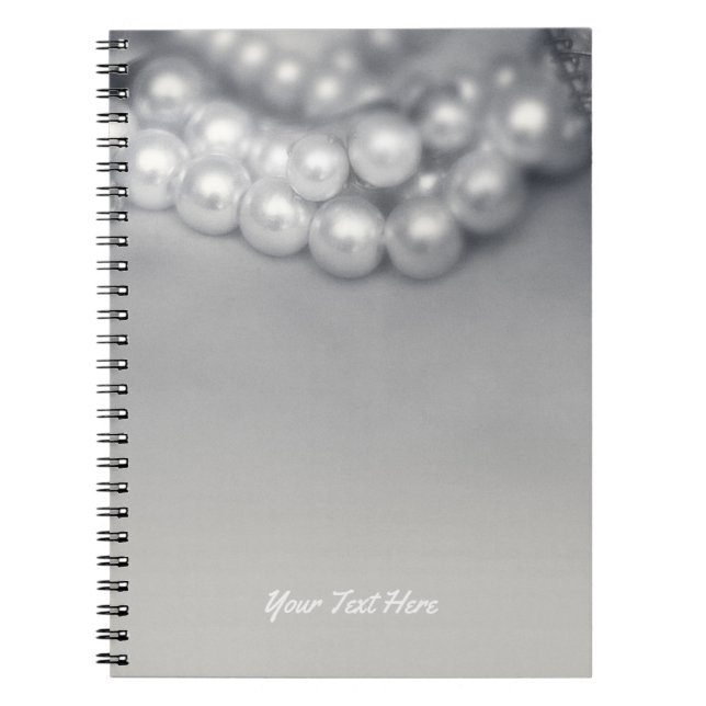 Caderno Espiral Vintage Black & White Elegls Chic (Frente)