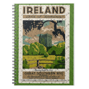 Caderno Espiral Vintage Blarney Castle