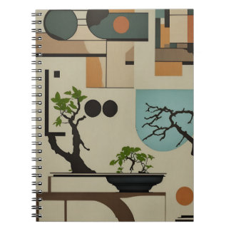 Caderno Espiral vintage bonsai 1