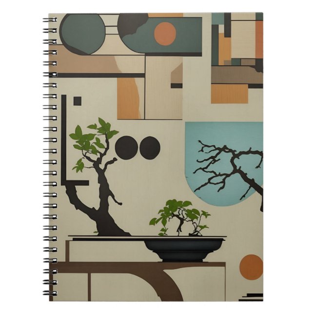Caderno Espiral vintage bonsai 1 (Frente)