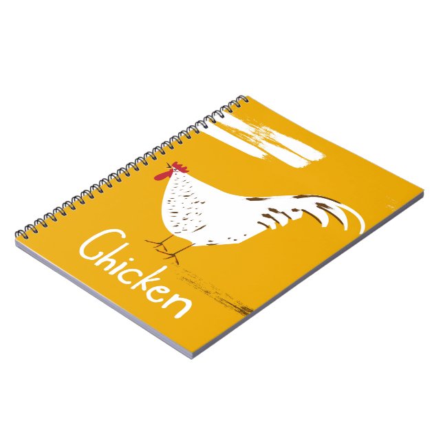 Caderno Espiral Vintage Chicken (Left Side)
