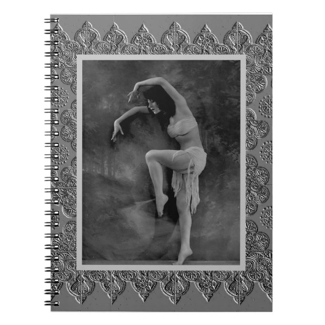 Caderno Espiral Vintage Dancer Kyra (Frente)