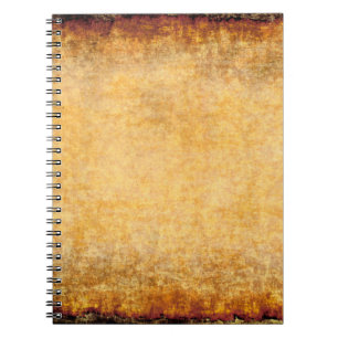 Caderno Espiral Vintage de textura suja