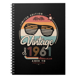 Caderno Espiral Vintage desde 1961