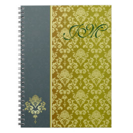 Caderno Espiral Vintage Dourada