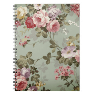 Caderno Espiral Vintage Dusty Olive Green Design