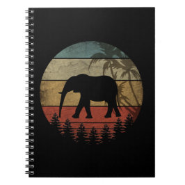 CADERNO ESPIRAL VINTAGE ELEPHANT