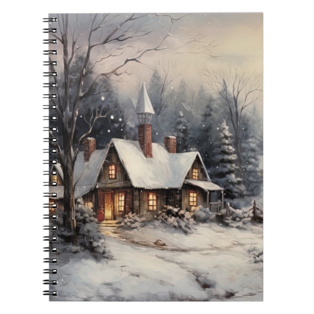 Caderno Espiral Vintage Felry Christmas (Frente)