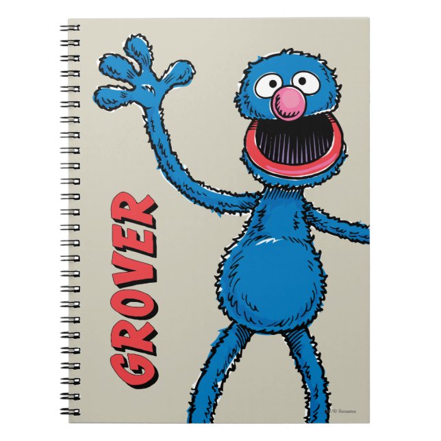 Caderno Espiral Vintage Grover (Frente)