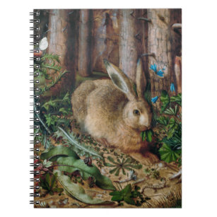 Caderno Espiral Vintage Hare in the Forest - Hans Hoffmann