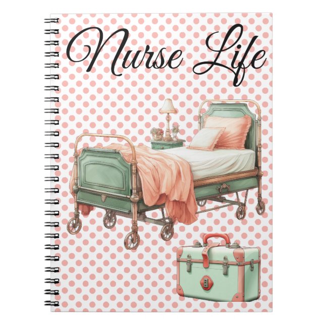 Caderno Espiral Vintage Healthcare (Frente)