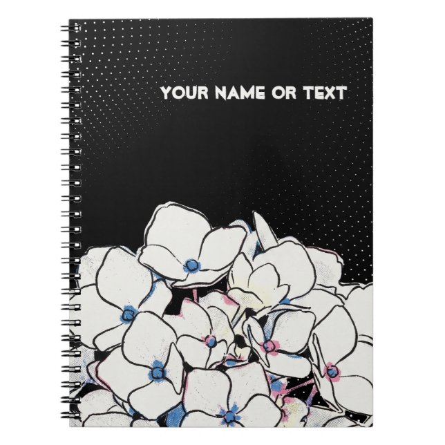 Caderno Espiral Vintage Hydrangea 'Lanarth White': The Stoic  (Frente)